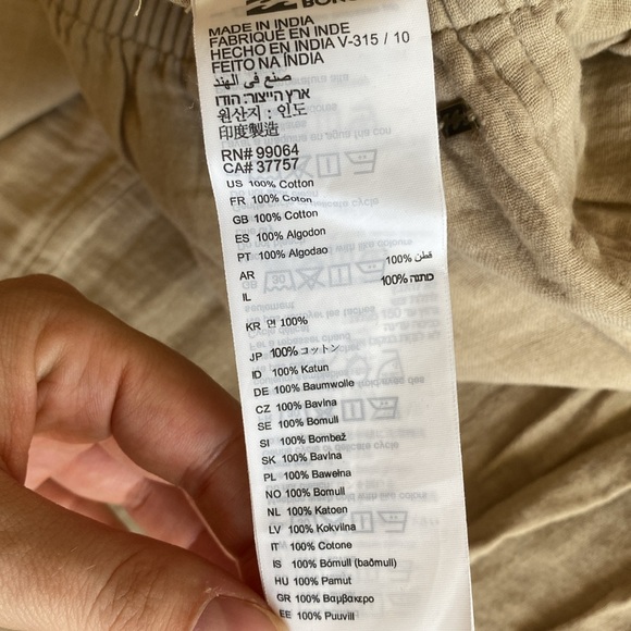 Billabong Beige Pull On Trousers - Picture 5 of 5